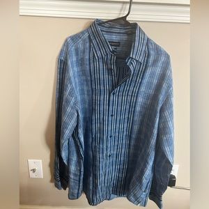 Jhane Barnes blue dress shirt in size XL
